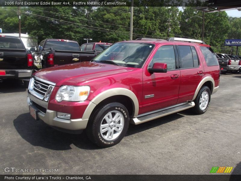 Redfire Metallic / Camel/Stone 2006 Ford Explorer Eddie Bauer 4x4