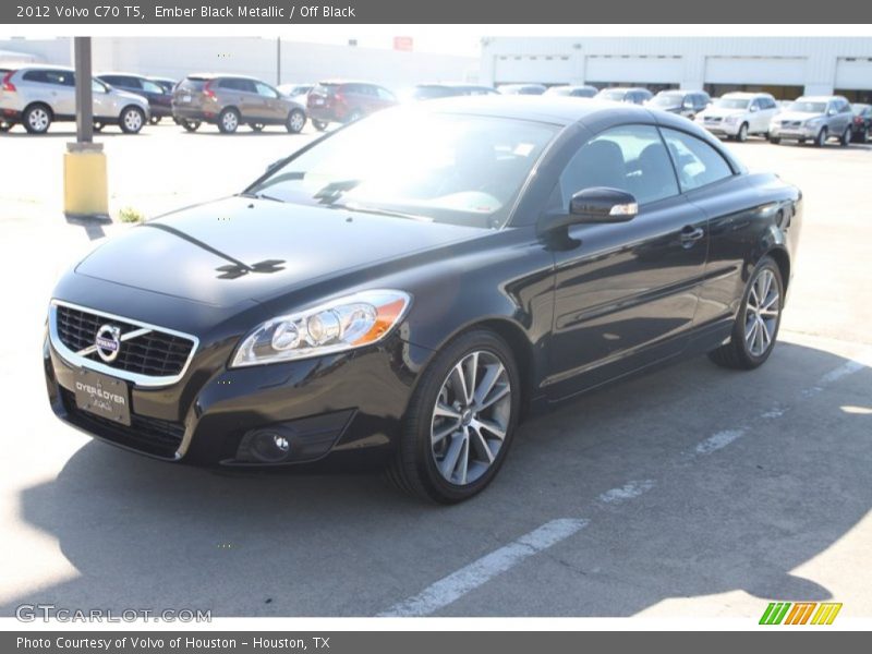 Ember Black Metallic / Off Black 2012 Volvo C70 T5