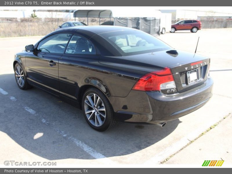 Ember Black Metallic / Off Black 2012 Volvo C70 T5