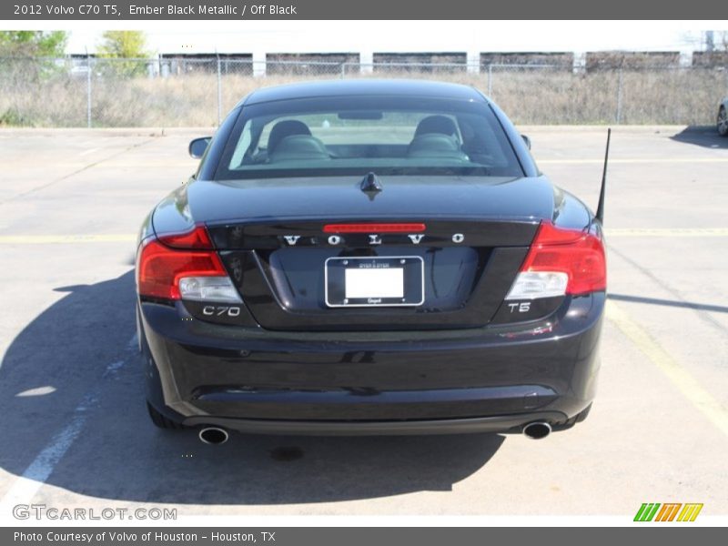 Ember Black Metallic / Off Black 2012 Volvo C70 T5