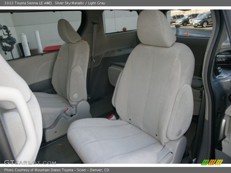 Silver Sky Metallic / Light Gray 2013 Toyota Sienna LE AWD