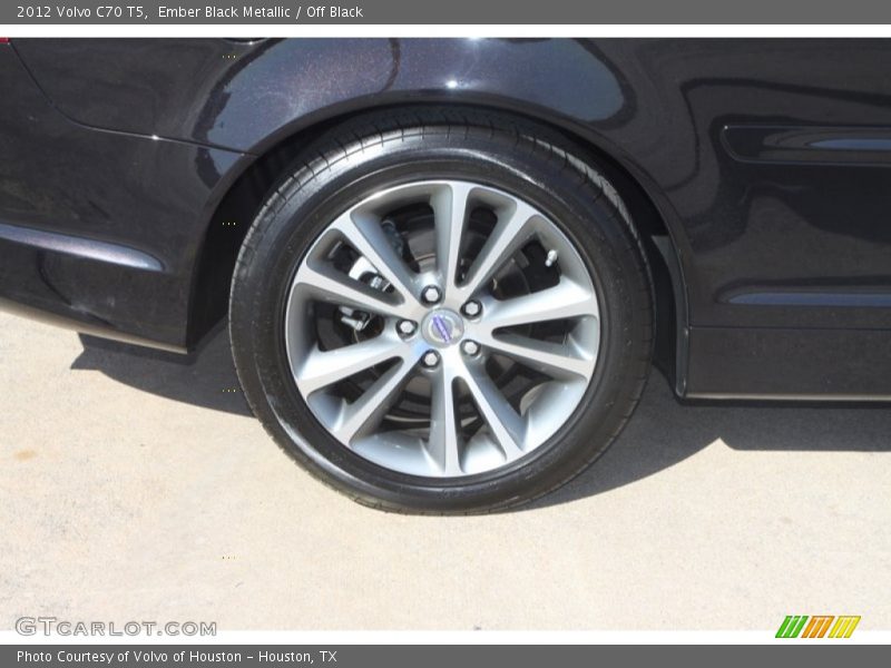 Ember Black Metallic / Off Black 2012 Volvo C70 T5
