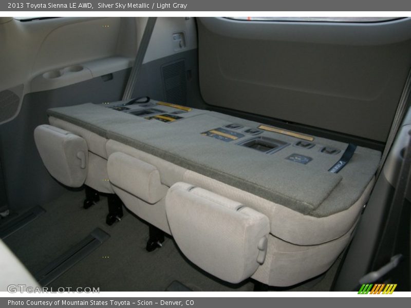 Silver Sky Metallic / Light Gray 2013 Toyota Sienna LE AWD