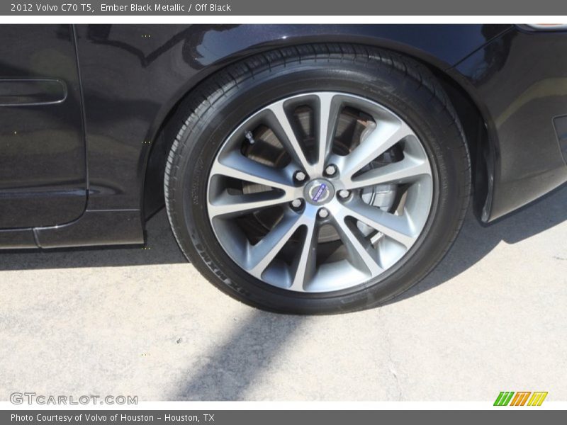 Ember Black Metallic / Off Black 2012 Volvo C70 T5