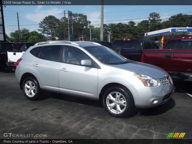 Silver Ice Metallic / Gray 2008 Nissan Rogue SL