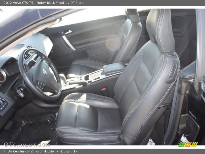 Ember Black Metallic / Off Black 2012 Volvo C70 T5