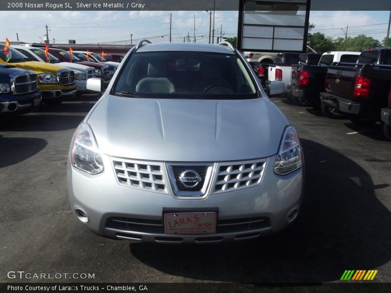 Silver Ice Metallic / Gray 2008 Nissan Rogue SL