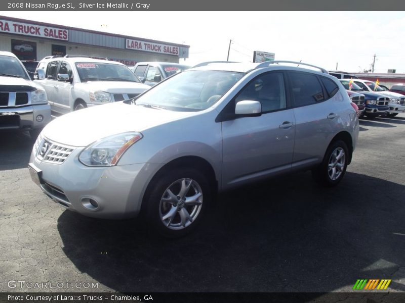 Silver Ice Metallic / Gray 2008 Nissan Rogue SL