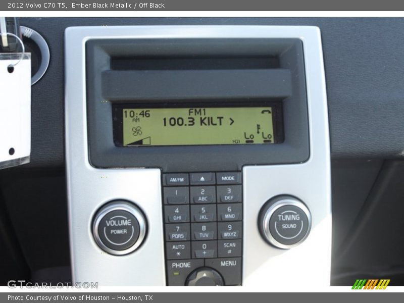 Ember Black Metallic / Off Black 2012 Volvo C70 T5