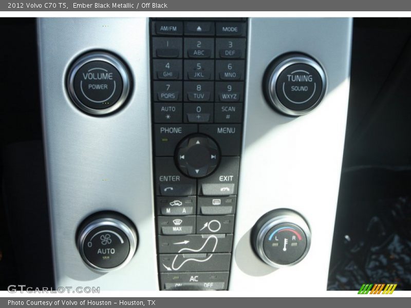 Ember Black Metallic / Off Black 2012 Volvo C70 T5
