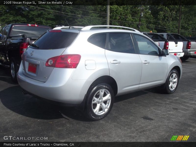 Silver Ice Metallic / Gray 2008 Nissan Rogue SL