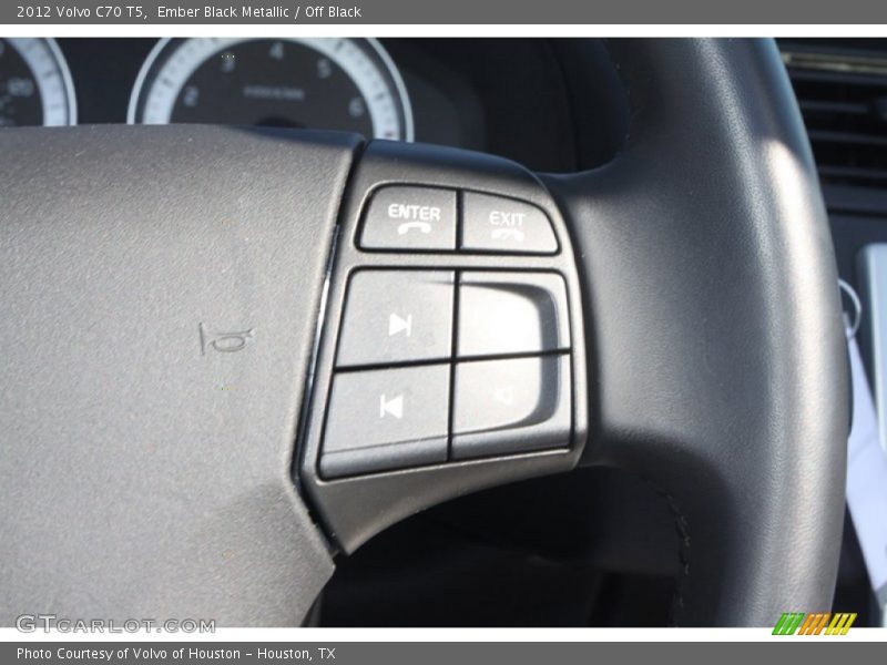 Ember Black Metallic / Off Black 2012 Volvo C70 T5