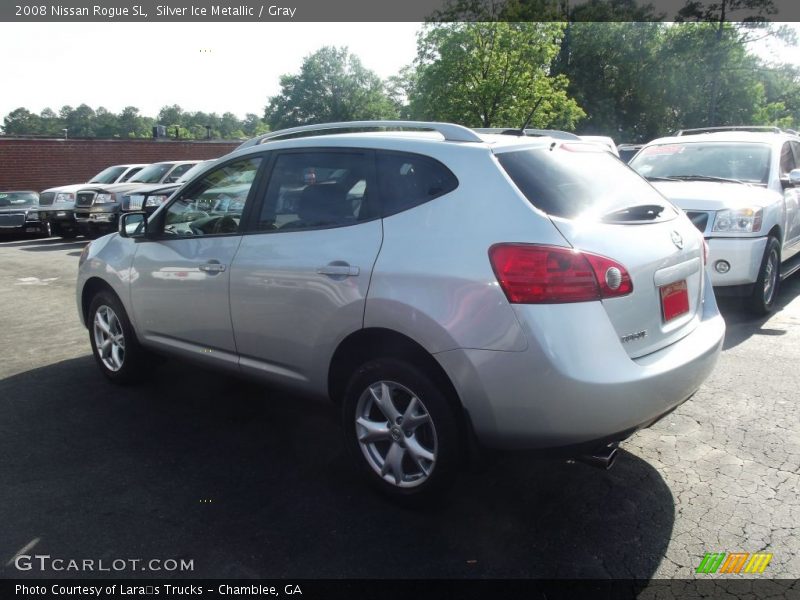 Silver Ice Metallic / Gray 2008 Nissan Rogue SL