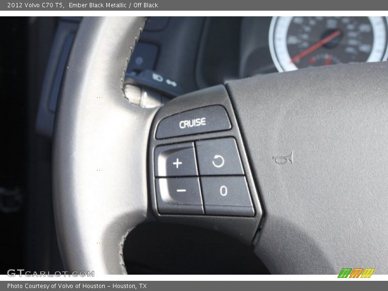 Ember Black Metallic / Off Black 2012 Volvo C70 T5
