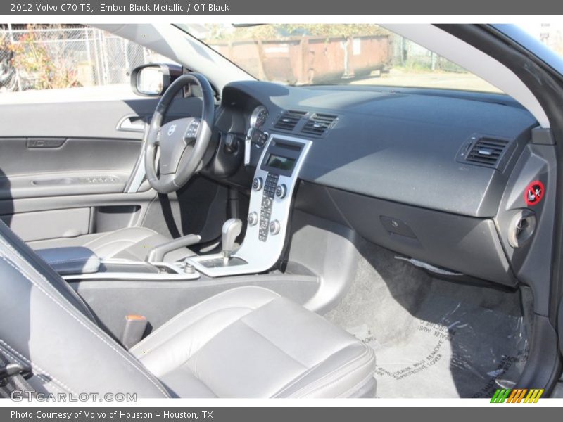 Ember Black Metallic / Off Black 2012 Volvo C70 T5