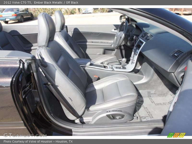 Ember Black Metallic / Off Black 2012 Volvo C70 T5