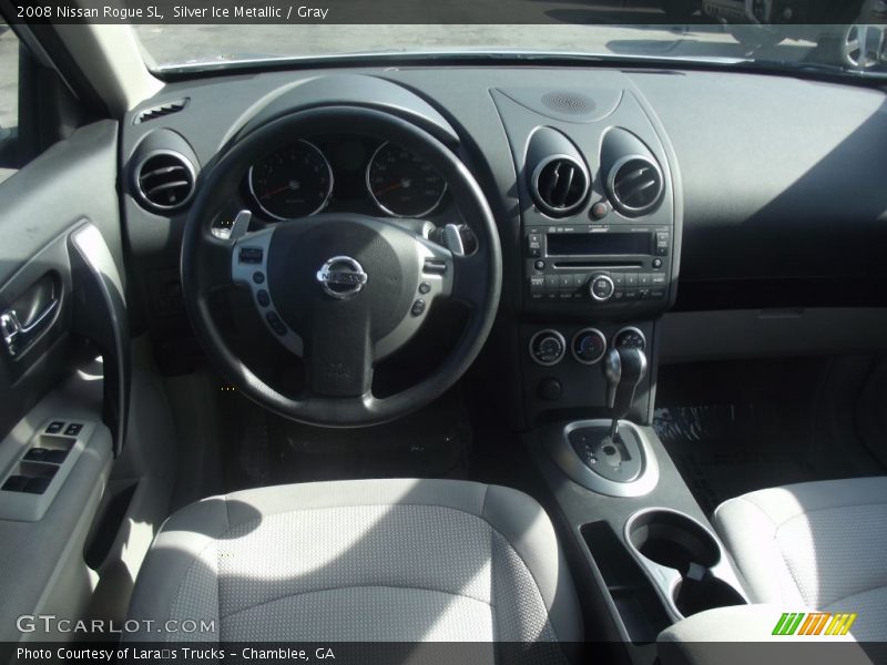 Silver Ice Metallic / Gray 2008 Nissan Rogue SL