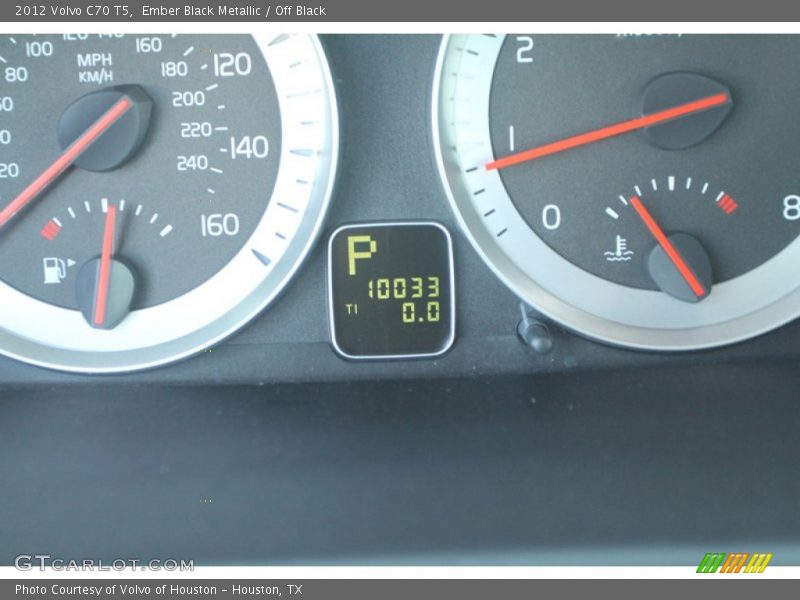 Ember Black Metallic / Off Black 2012 Volvo C70 T5