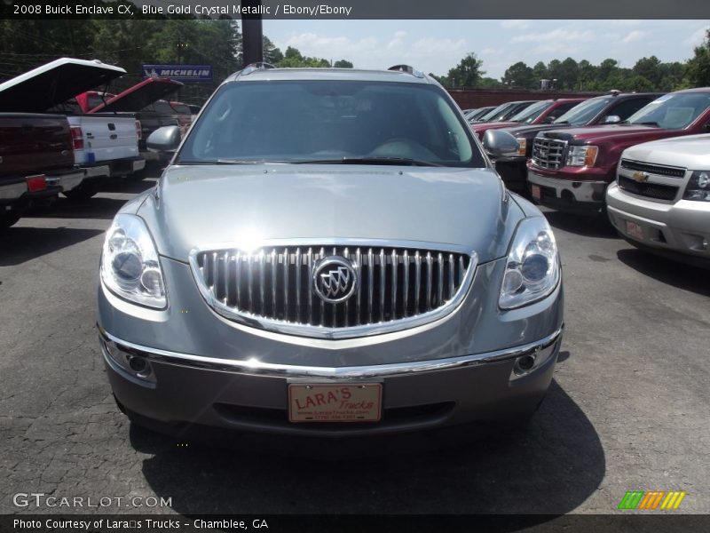 Blue Gold Crystal Metallic / Ebony/Ebony 2008 Buick Enclave CX