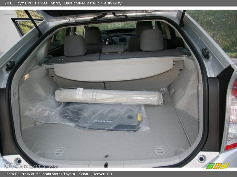 Classic Silver Metallic / Misty Gray 2013 Toyota Prius Three Hybrid