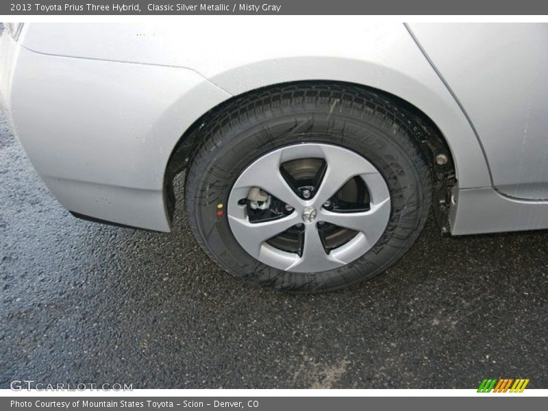 Classic Silver Metallic / Misty Gray 2013 Toyota Prius Three Hybrid