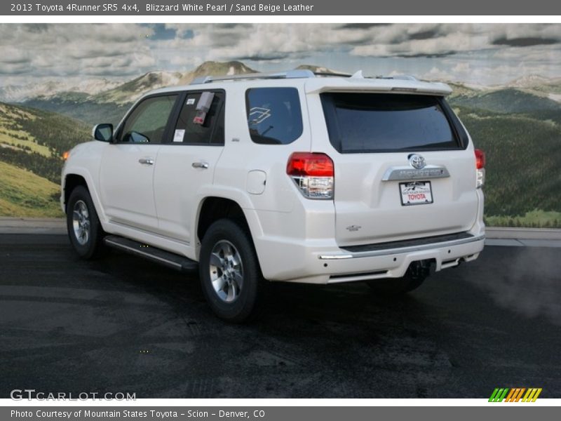 Blizzard White Pearl / Sand Beige Leather 2013 Toyota 4Runner SR5 4x4