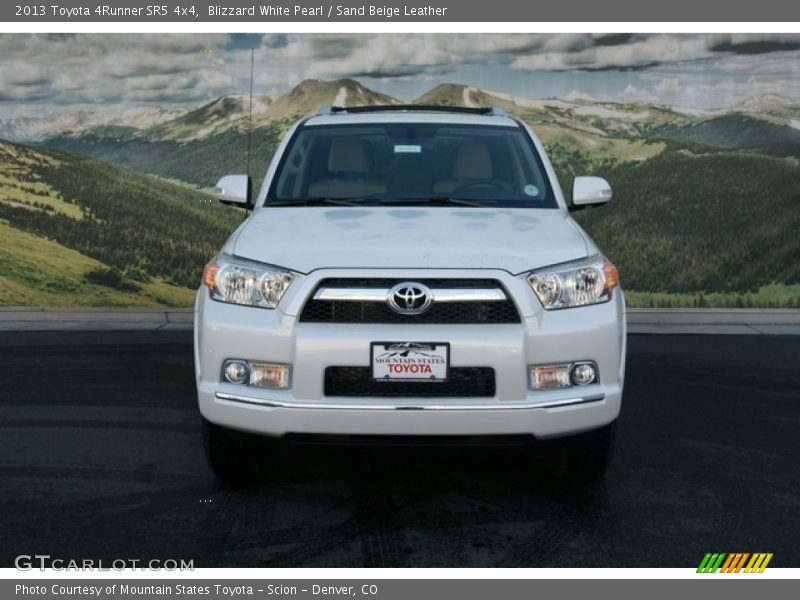 Blizzard White Pearl / Sand Beige Leather 2013 Toyota 4Runner SR5 4x4