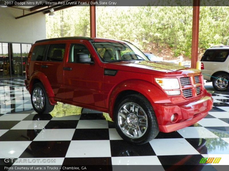 Inferno Red Crystal Pearl / Dark Slate Gray 2007 Dodge Nitro R/T