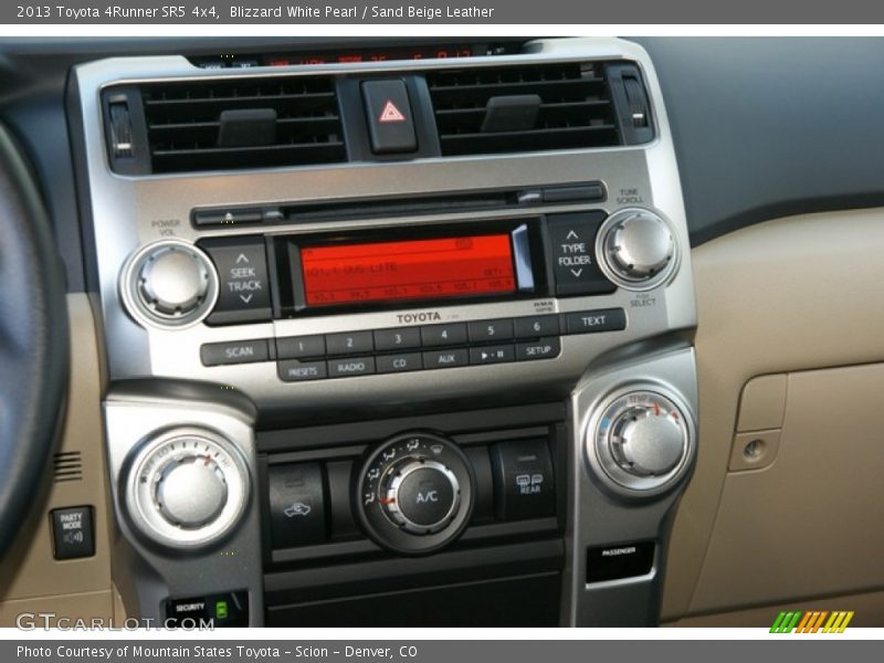 Blizzard White Pearl / Sand Beige Leather 2013 Toyota 4Runner SR5 4x4