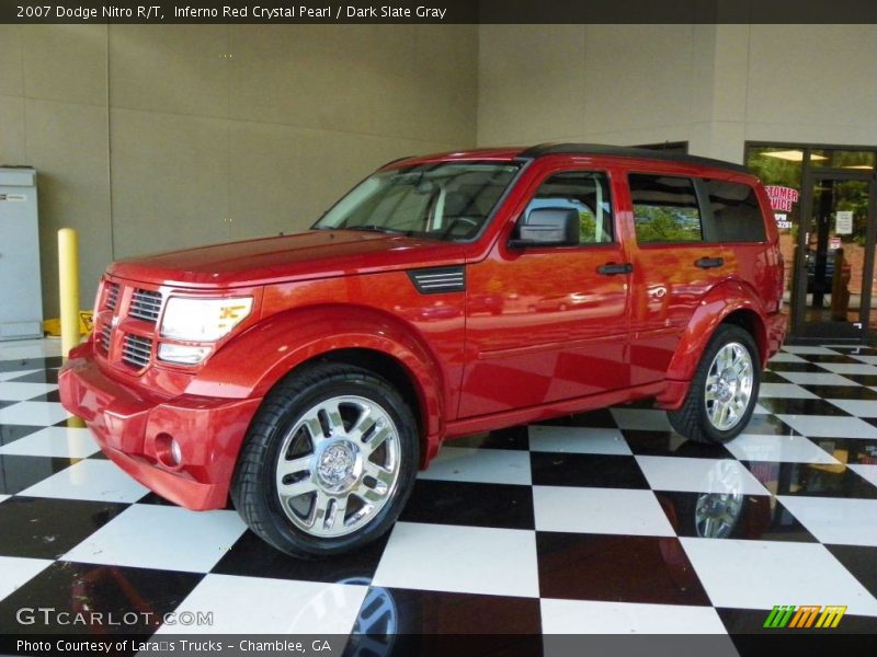 Inferno Red Crystal Pearl / Dark Slate Gray 2007 Dodge Nitro R/T