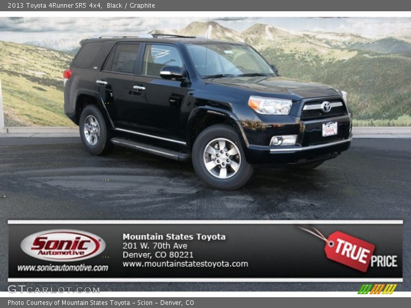 Black / Graphite 2013 Toyota 4Runner SR5 4x4