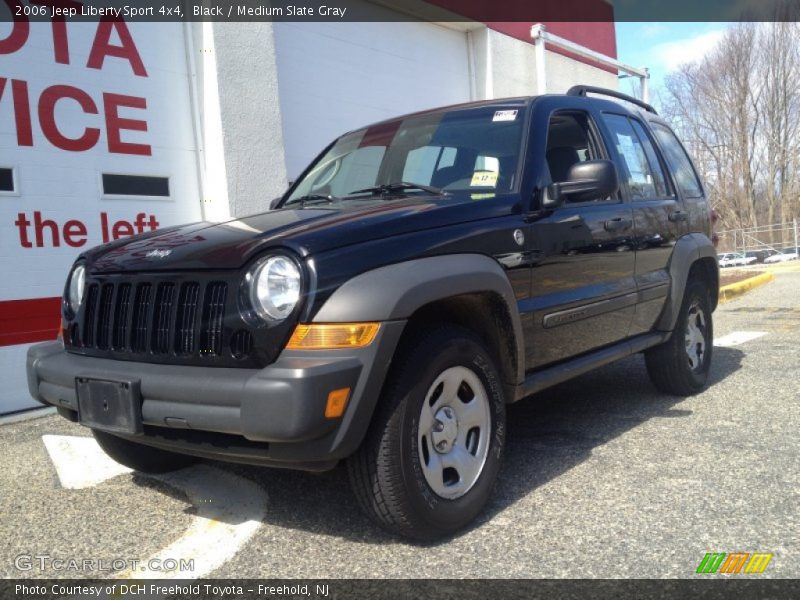 Black / Medium Slate Gray 2006 Jeep Liberty Sport 4x4