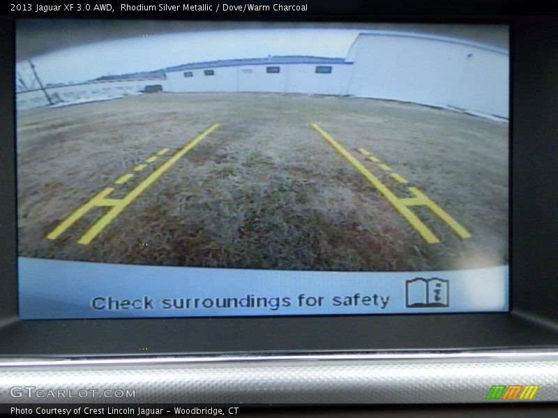 Rhodium Silver Metallic / Dove/Warm Charcoal 2013 Jaguar XF 3.0 AWD