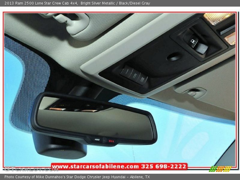 Bright Silver Metallic / Black/Diesel Gray 2013 Ram 2500 Lone Star Crew Cab 4x4