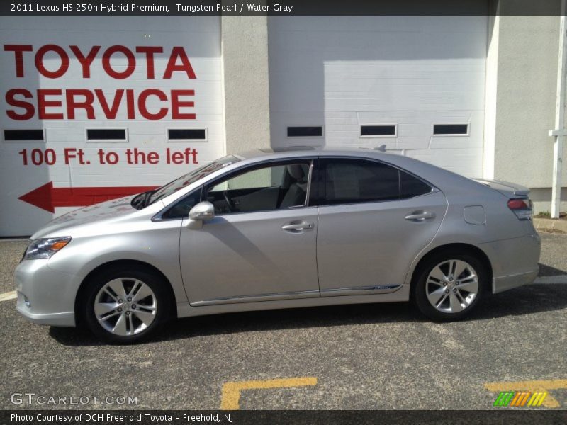 Tungsten Pearl / Water Gray 2011 Lexus HS 250h Hybrid Premium