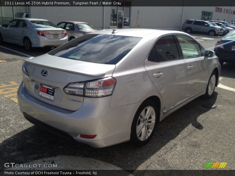 Tungsten Pearl / Water Gray 2011 Lexus HS 250h Hybrid Premium