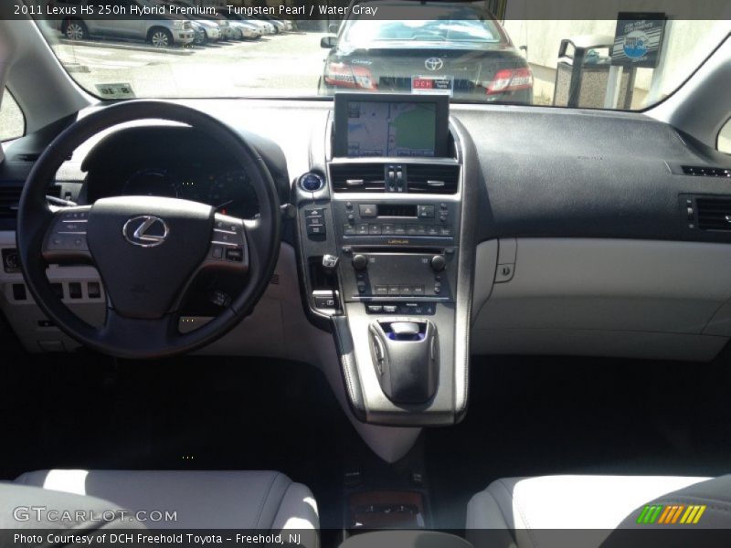 Tungsten Pearl / Water Gray 2011 Lexus HS 250h Hybrid Premium