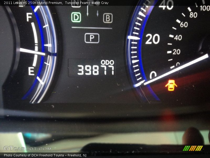 Tungsten Pearl / Water Gray 2011 Lexus HS 250h Hybrid Premium