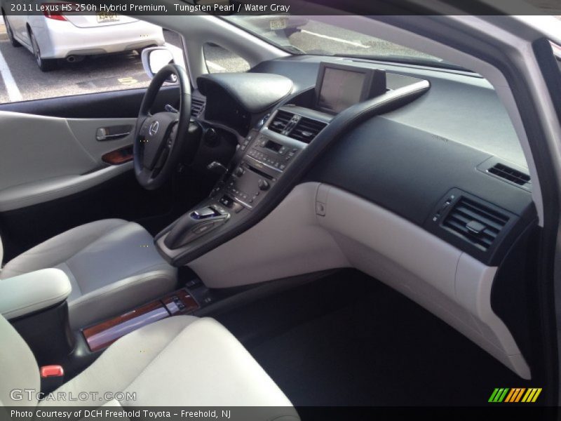 Tungsten Pearl / Water Gray 2011 Lexus HS 250h Hybrid Premium