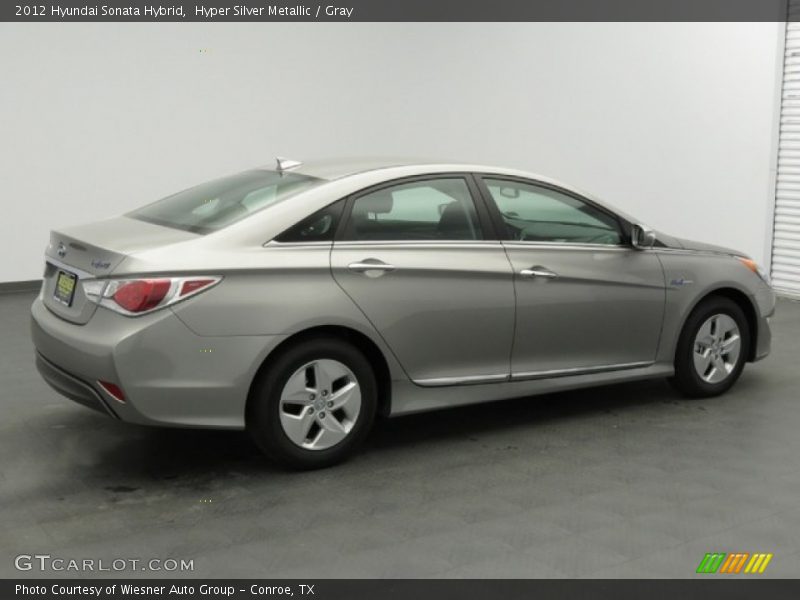 Hyper Silver Metallic / Gray 2012 Hyundai Sonata Hybrid