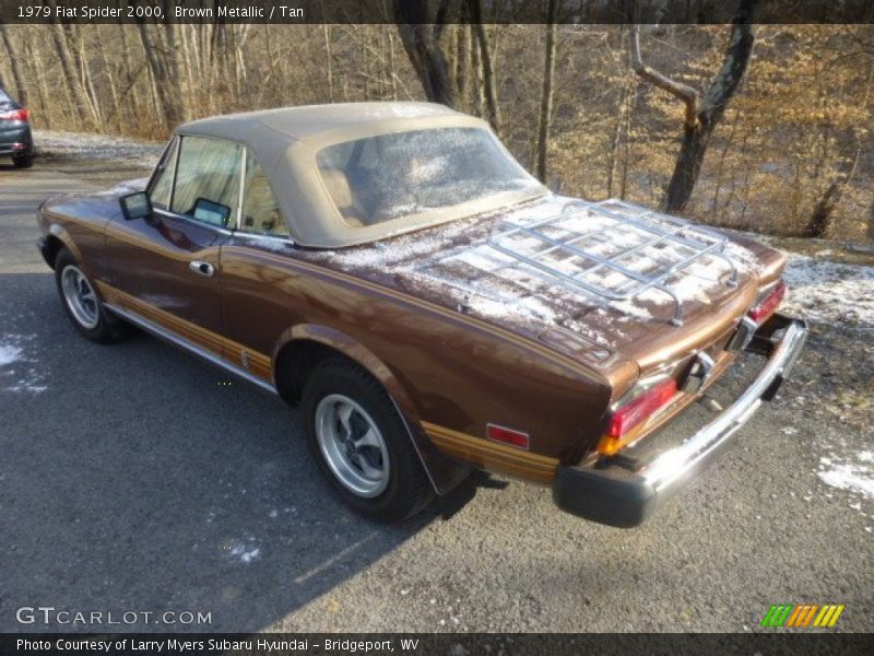 Brown Metallic / Tan 1979 Fiat Spider 2000