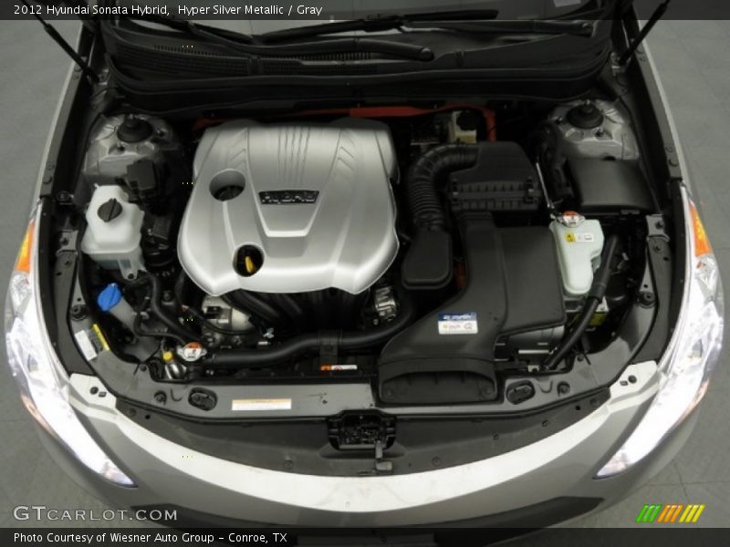 Hyper Silver Metallic / Gray 2012 Hyundai Sonata Hybrid