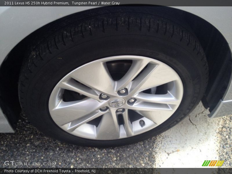 Tungsten Pearl / Water Gray 2011 Lexus HS 250h Hybrid Premium