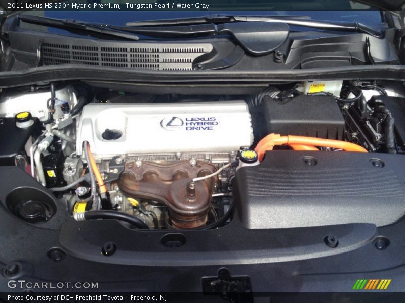 Tungsten Pearl / Water Gray 2011 Lexus HS 250h Hybrid Premium