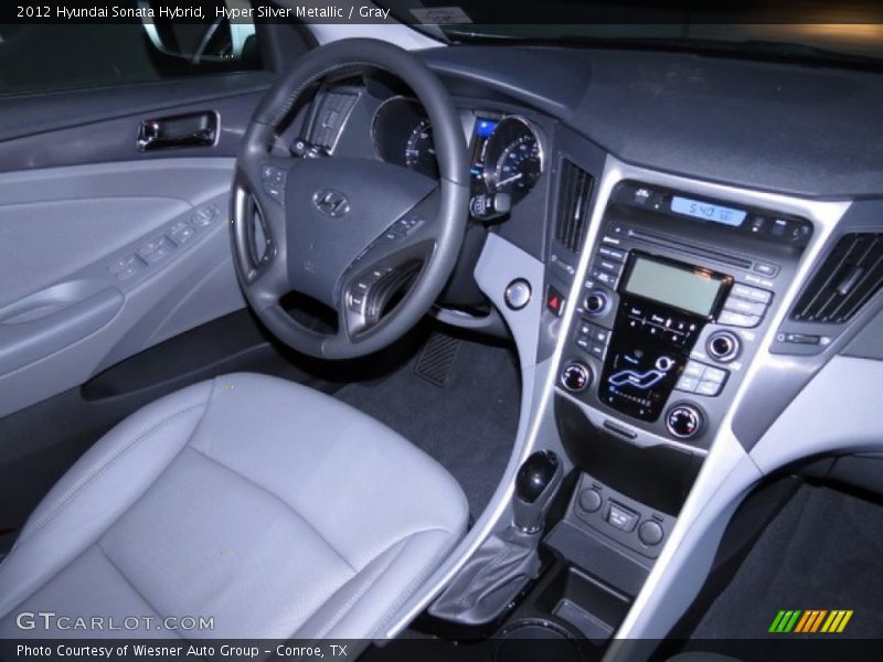 Hyper Silver Metallic / Gray 2012 Hyundai Sonata Hybrid
