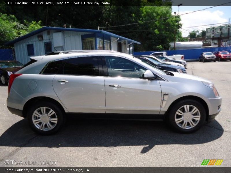 Radiant Silver / Titanium/Ebony 2010 Cadillac SRX 4 V6 AWD
