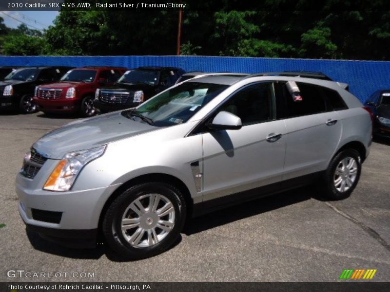 Radiant Silver / Titanium/Ebony 2010 Cadillac SRX 4 V6 AWD