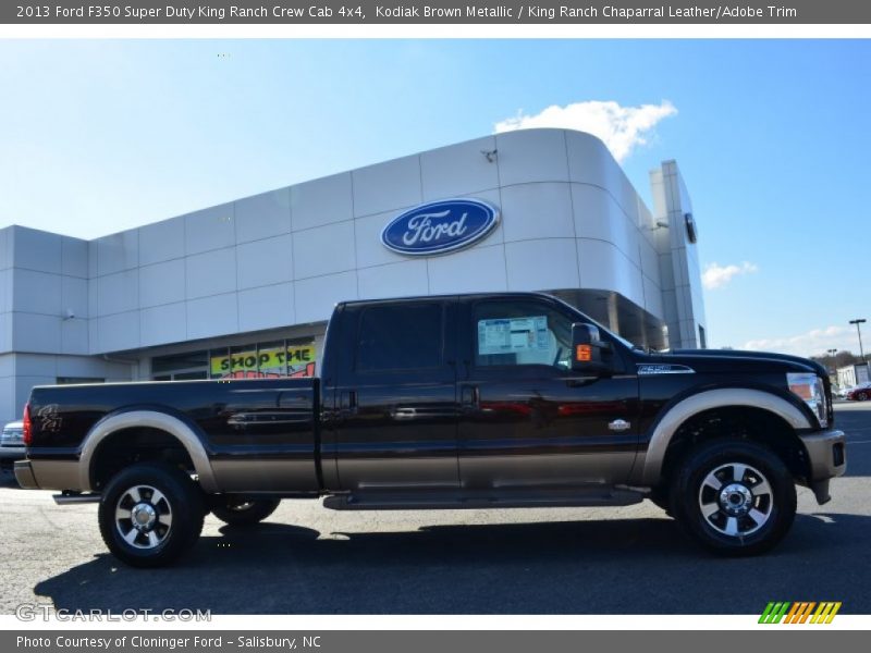 Kodiak Brown Metallic / King Ranch Chaparral Leather/Adobe Trim 2013 Ford F350 Super Duty King Ranch Crew Cab 4x4