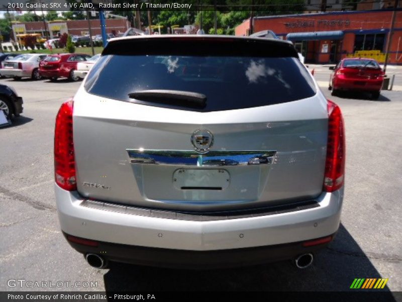 Radiant Silver / Titanium/Ebony 2010 Cadillac SRX 4 V6 AWD