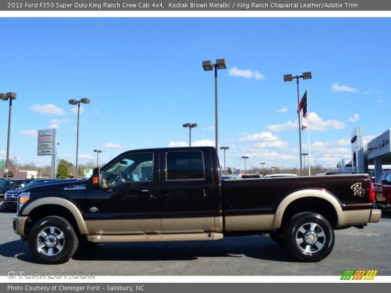 Kodiak Brown Metallic / King Ranch Chaparral Leather/Adobe Trim 2013 Ford F350 Super Duty King Ranch Crew Cab 4x4